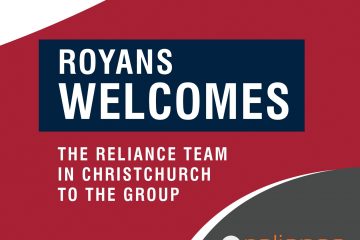 Royans Welcomes The Reliance Team in Christchurch to the group
